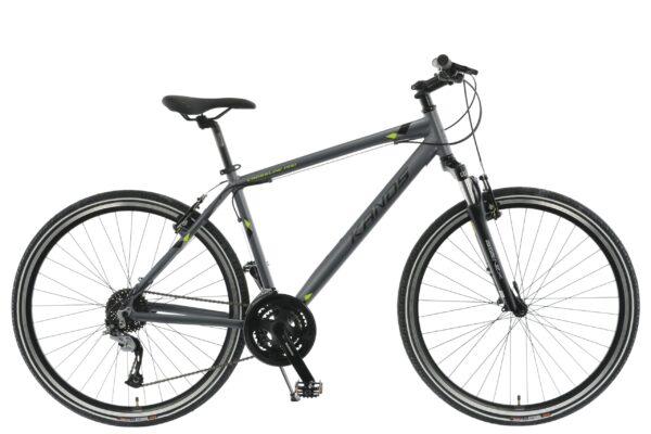 Miesten polkupyörä Kands Crossline 1100, alumiini, 28", 24 Shimano Grafiitti