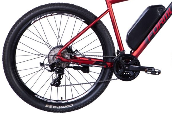 Sähköpyörän takapyörä ja vaihteisto