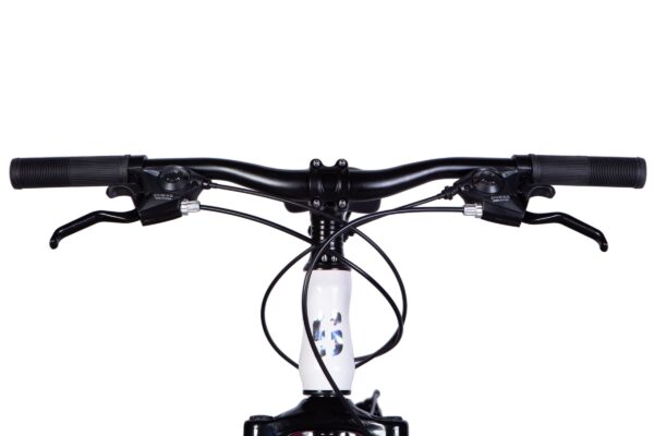 Pyörän ohjaustangon läheltä otettu kuva