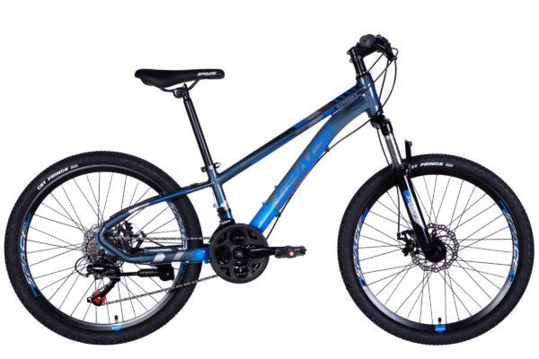 Lasten polkupyörä Mercury 24" Alumiini, 130–160 cm, 21 vaihdetta, Sininen