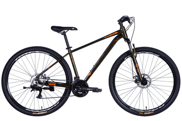 Bastion Disc 29" MTB, Alumiini, 155–185 cm, 21 vaihdetta, Ruskea