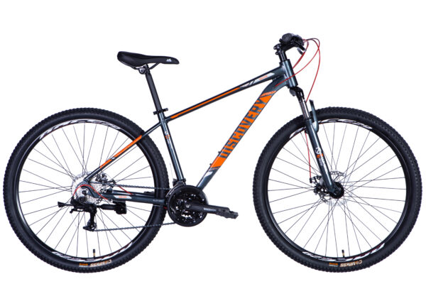 Bastion Disc 29" MTB, Alumiini, 155–185 cm, 21 vaihdetta, Harmaa