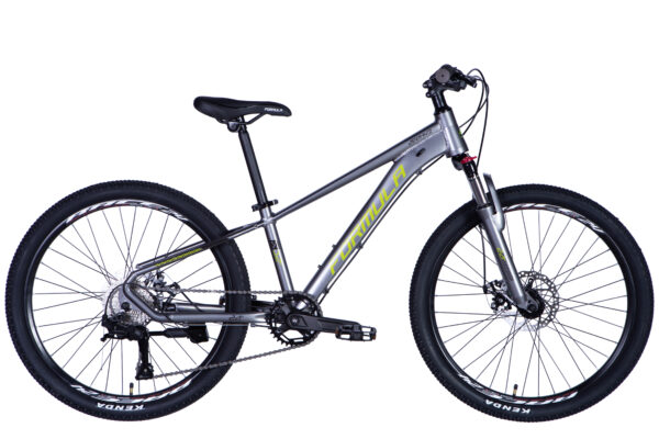 Lasten polkupyörä Zephyr 24", Alumiini, 120–150 cm, 8 vaihdetta, Harmaa