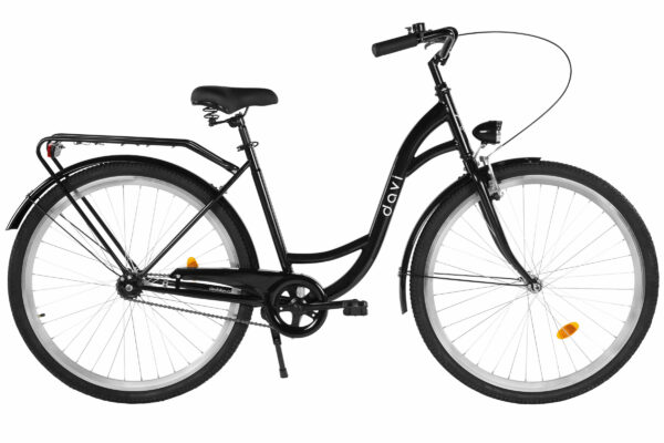 Miesten polkupyörä Dallas Men, 28", 165–190 cm, 1 vaihde, Musta