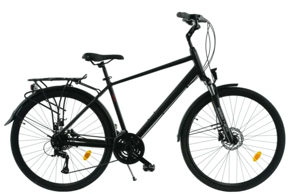 Kands Verso -alumiinipyörä, 28, 21 Shimano-vaihdetta, 165–190 cm, Musta
