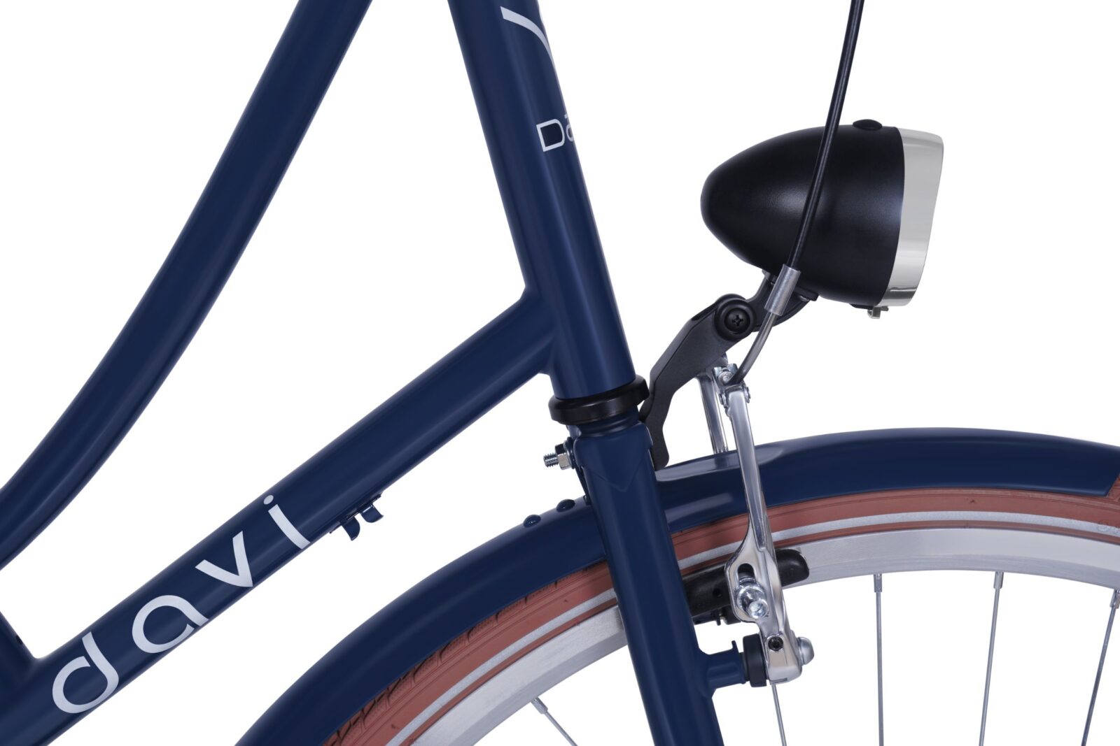 naisten kaupunkipyörä davi alma 1 vaihde, 28", 160–185 cm, laivastonsininen/