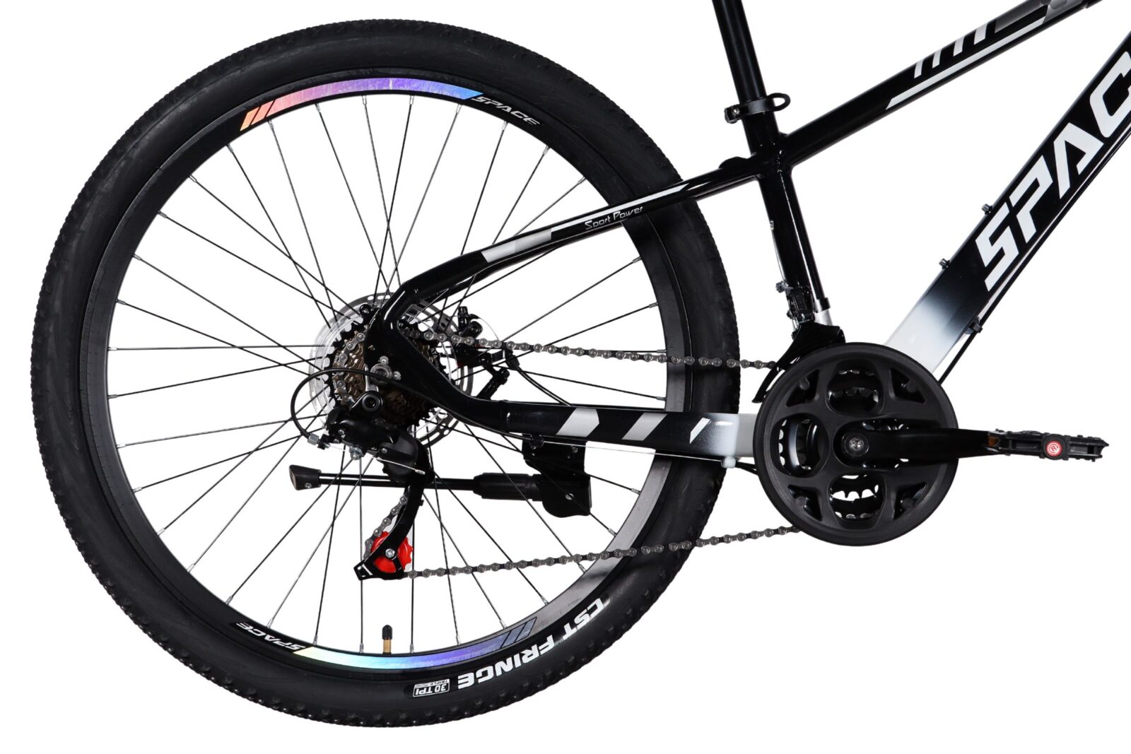 mtb polkupyörä mercury alumiini, 26", 145–170 cm, 21 vaihdetta, musta