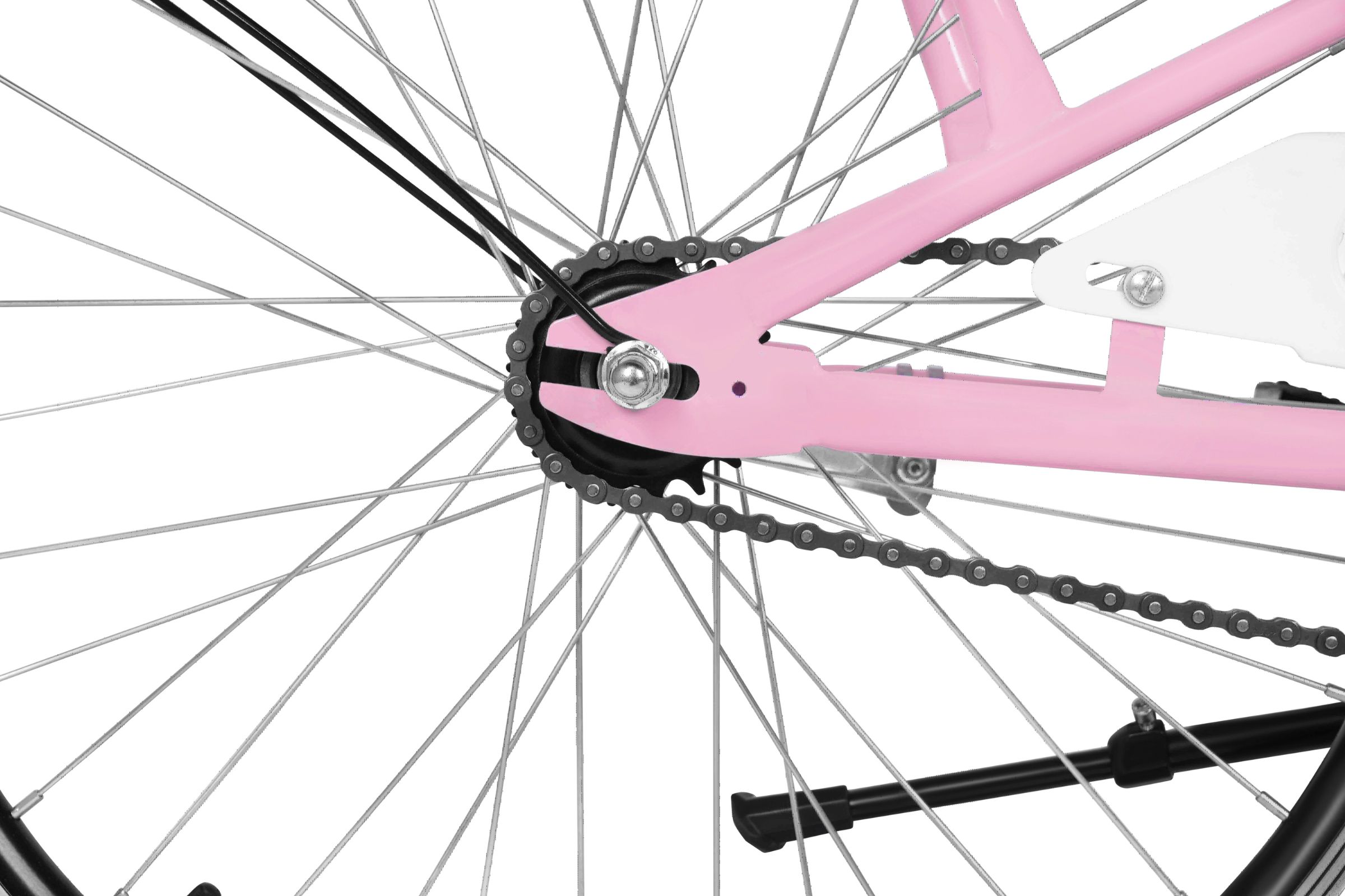 lasten polkupyörä davi molli 24", 130–165 cm, 1 vaihde, vaaleanpunainen