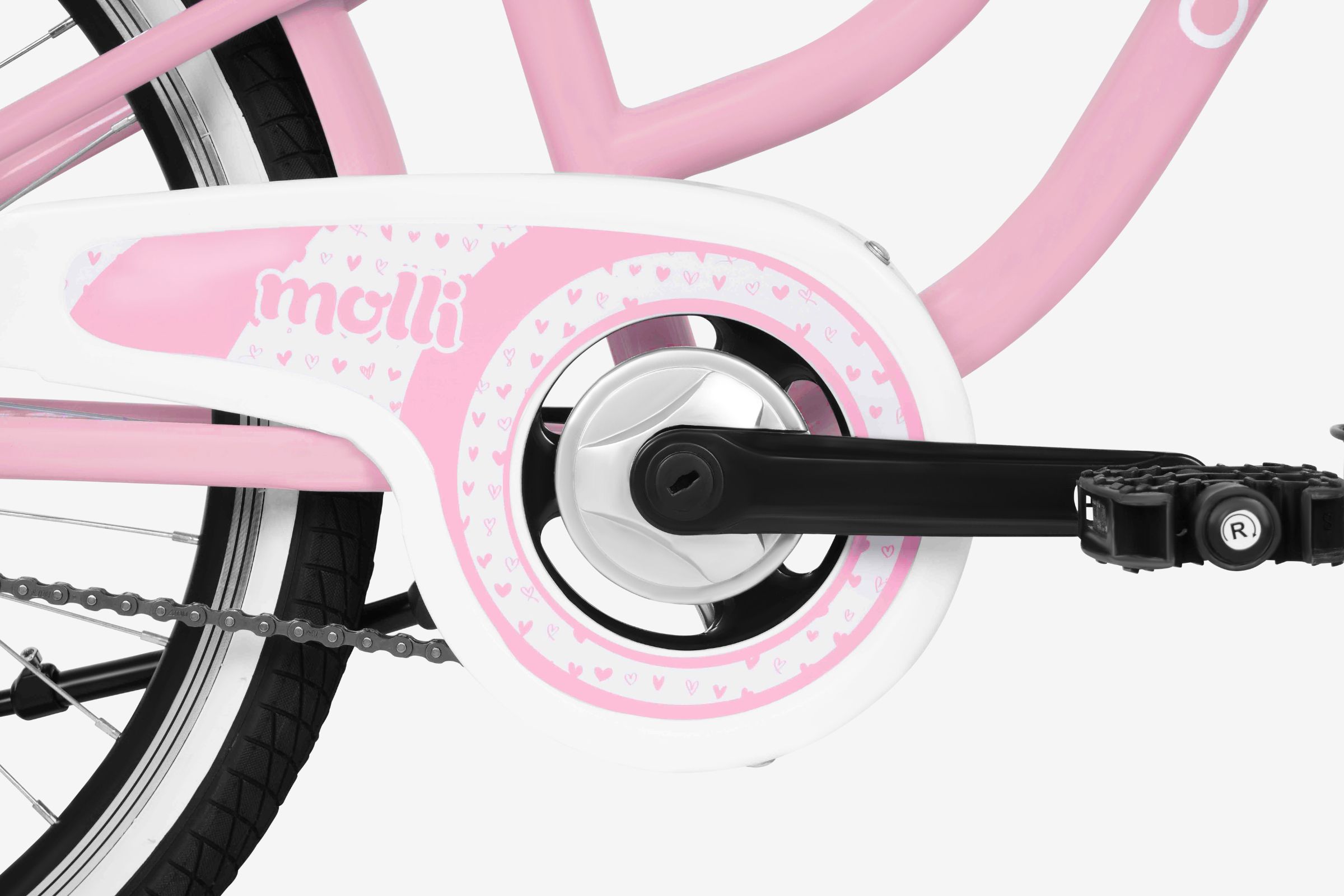 lasten polkupyörä davi molli 24", 130–165 cm, 1 vaihde, vaaleanpunainen