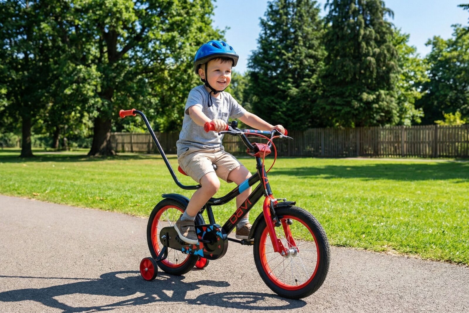 lasten polkupyörä davi zippy 16", 95 110 cm, 1 vaihde, musta