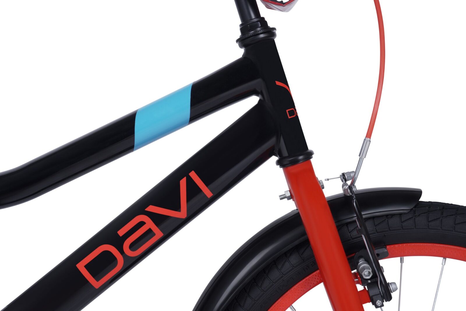 lasten polkupyörä davi zippy 20", 110 130 cm, 1 vaihde, musta