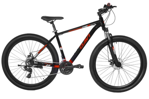 bicicleta mtb davi montaro aluminiu, 29", 170 195 cm, 21 viteze, negru/rosu (copy)