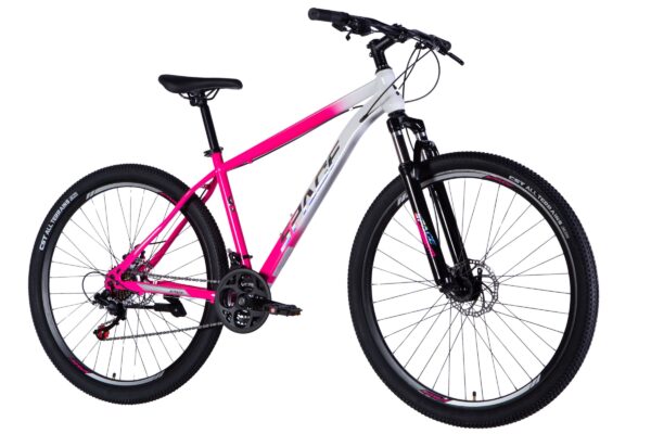 maastopyörä mars 29", 170 185 cm, 21 vaihdetta, valkoinen /vaaleanpunainen