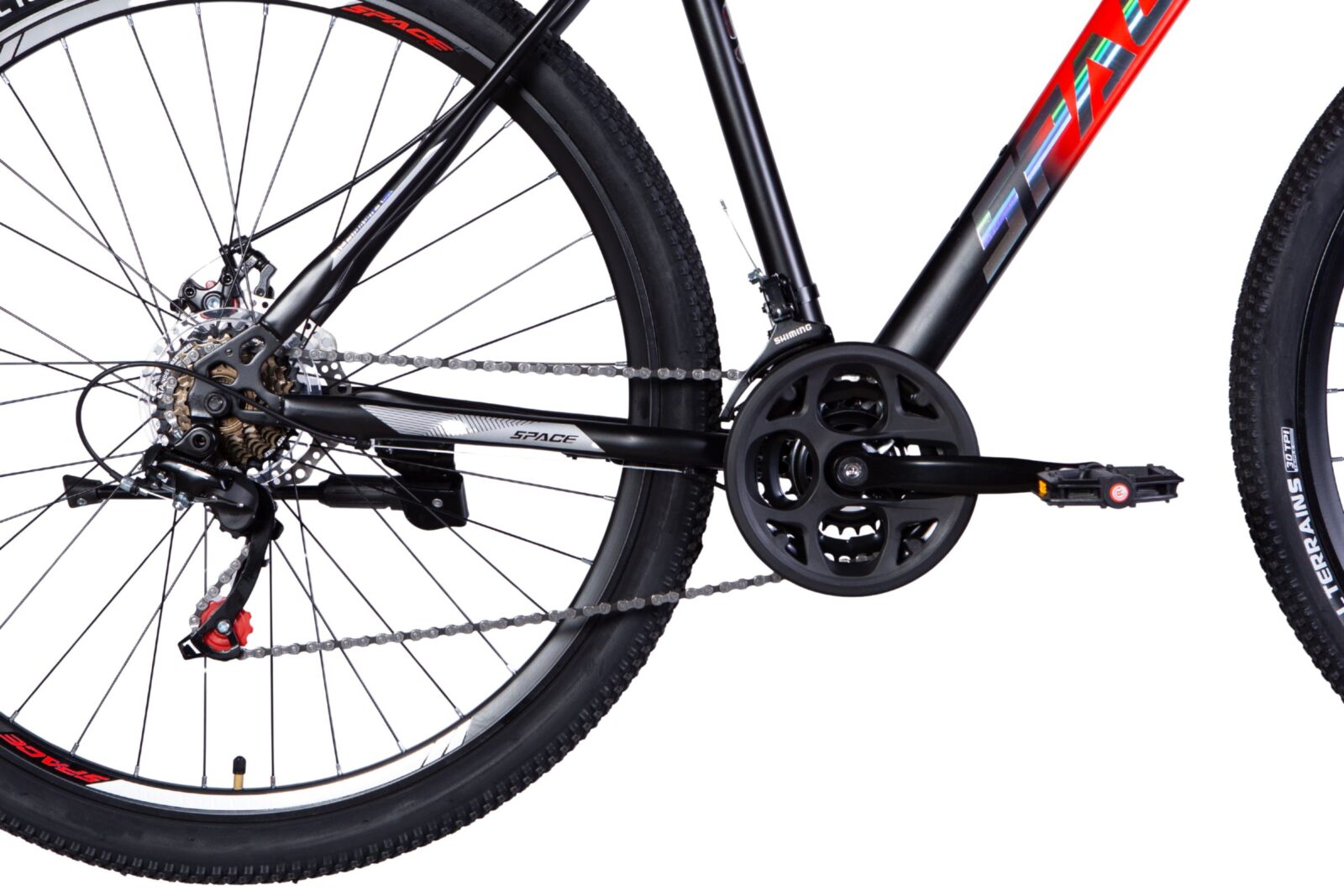 maastopyörä mars 29", 170 195 cm, 21 vaihdetta, musta/punainen (copy)