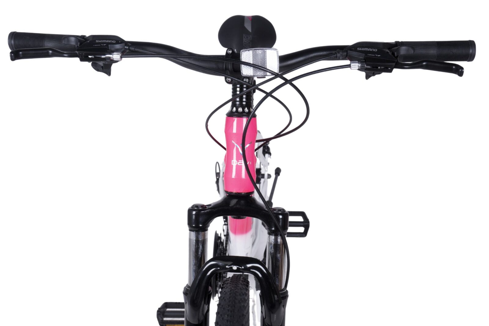 maastopyörä davi bella alumiini, 27,5", 160–185 cm, 21 vaihdetta, vaaleanpunainen/valkoinen