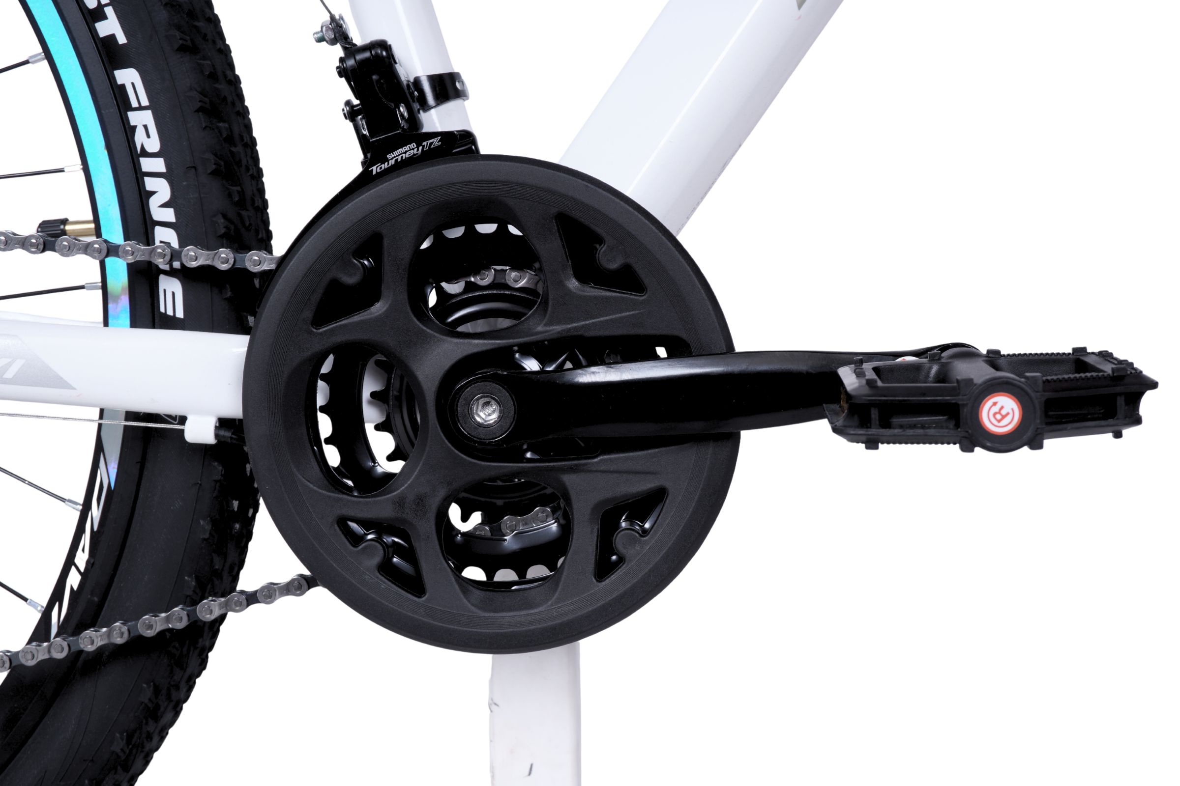 maastopyörä davi bella alumiini, 27,5", 160–185 cm, 21 vaihdetta, vaaleanpunainen/valkoinen