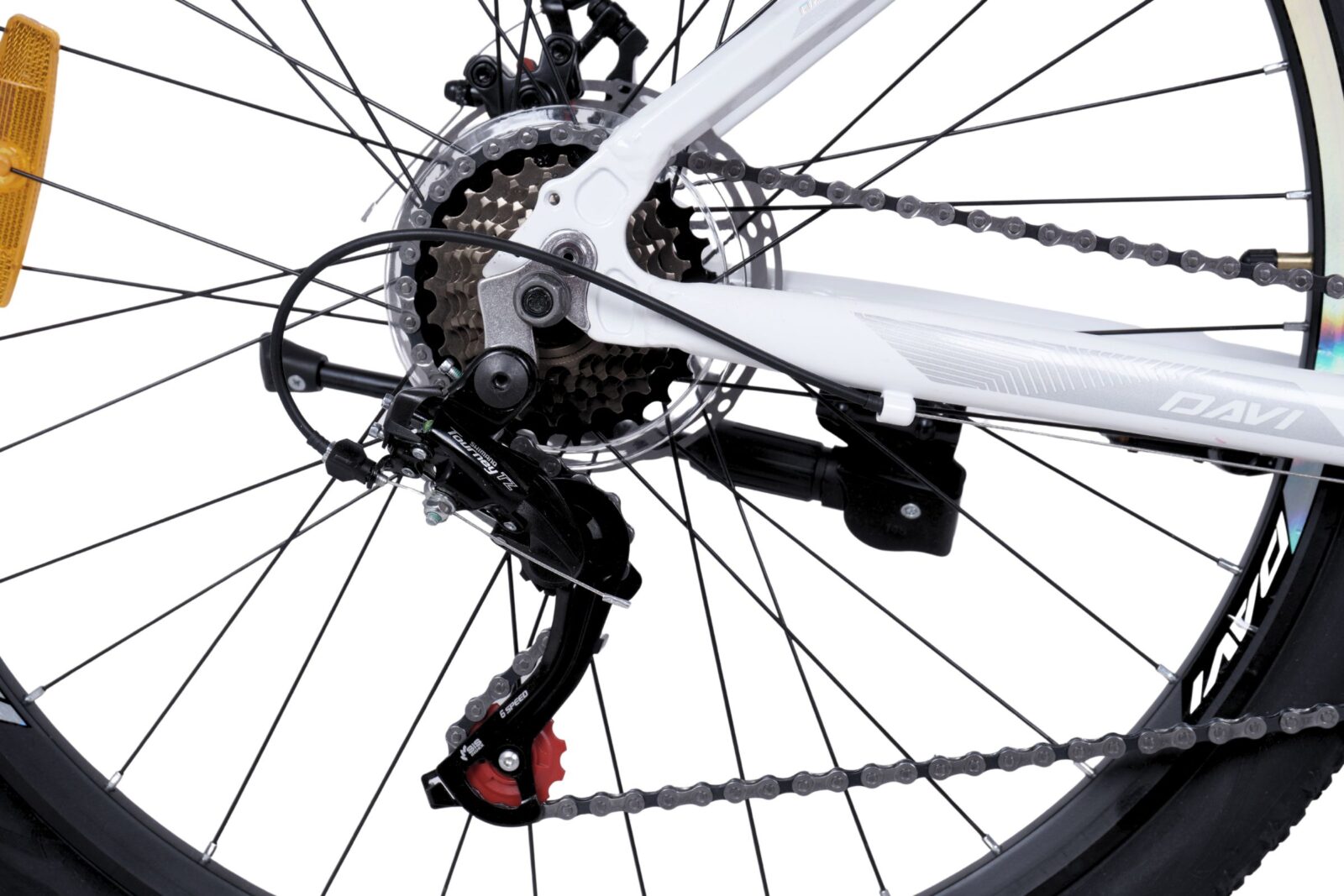 maastopyörä davi bella alumiini, 27,5", 160–185 cm, 21 vaihdetta, vaaleanpunainen/valkoinen