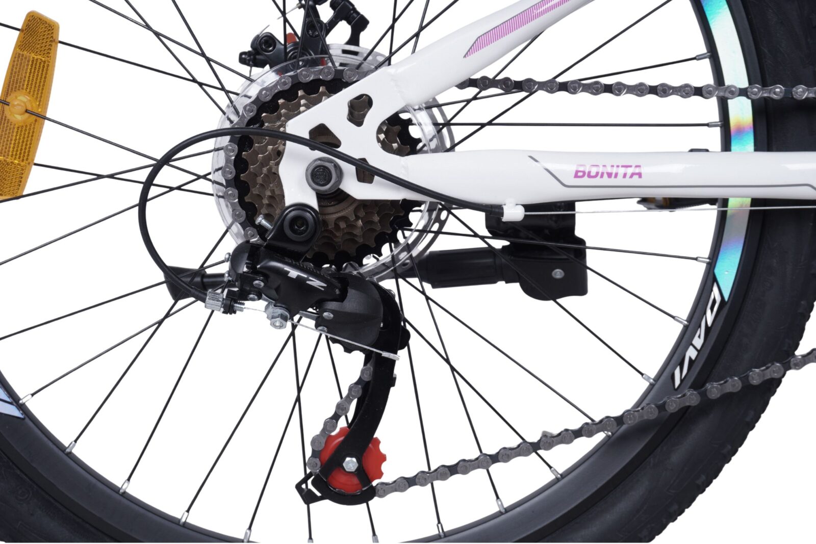 lasten maastopyörä davi bonita 24", 130–160 cm, 21 vaihdetta,