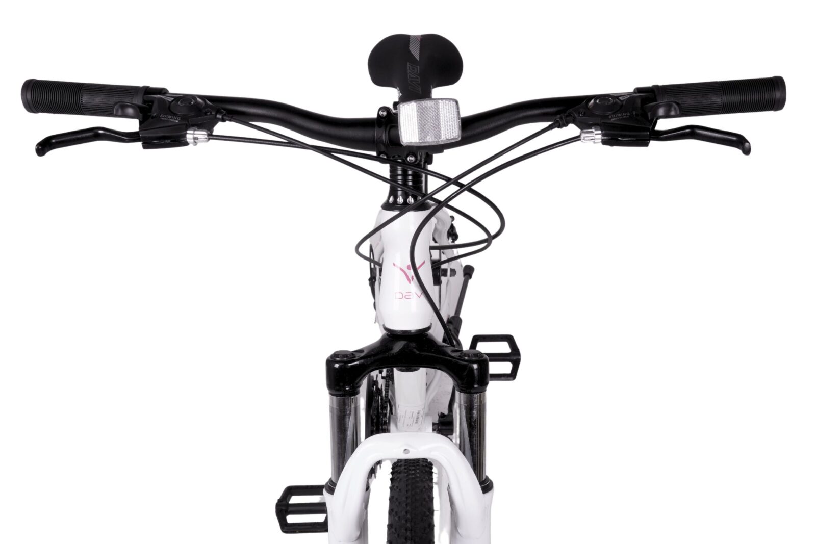 naisten maastopyörä davi bonita 27,5", 160–185 cm, 21 vaihdetta, valkoinen/vaaleanpunainen