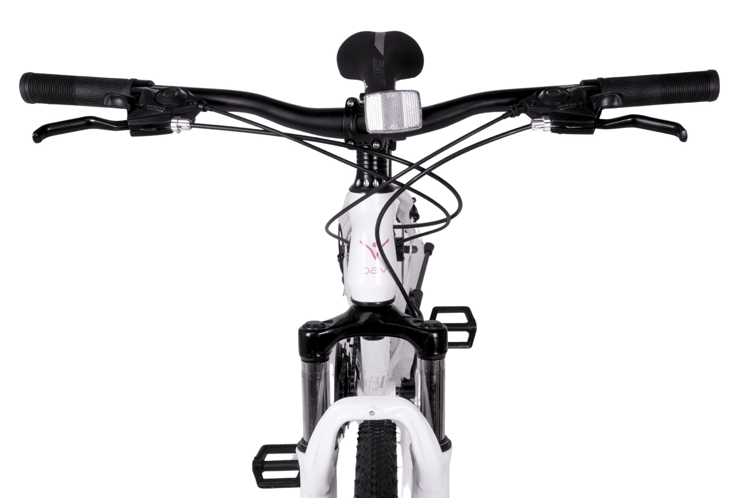 naisten maastopyörä davi bonita 27,5", 160–185 cm, 21 vaihdetta, valkoinen/vaaleanpunainen