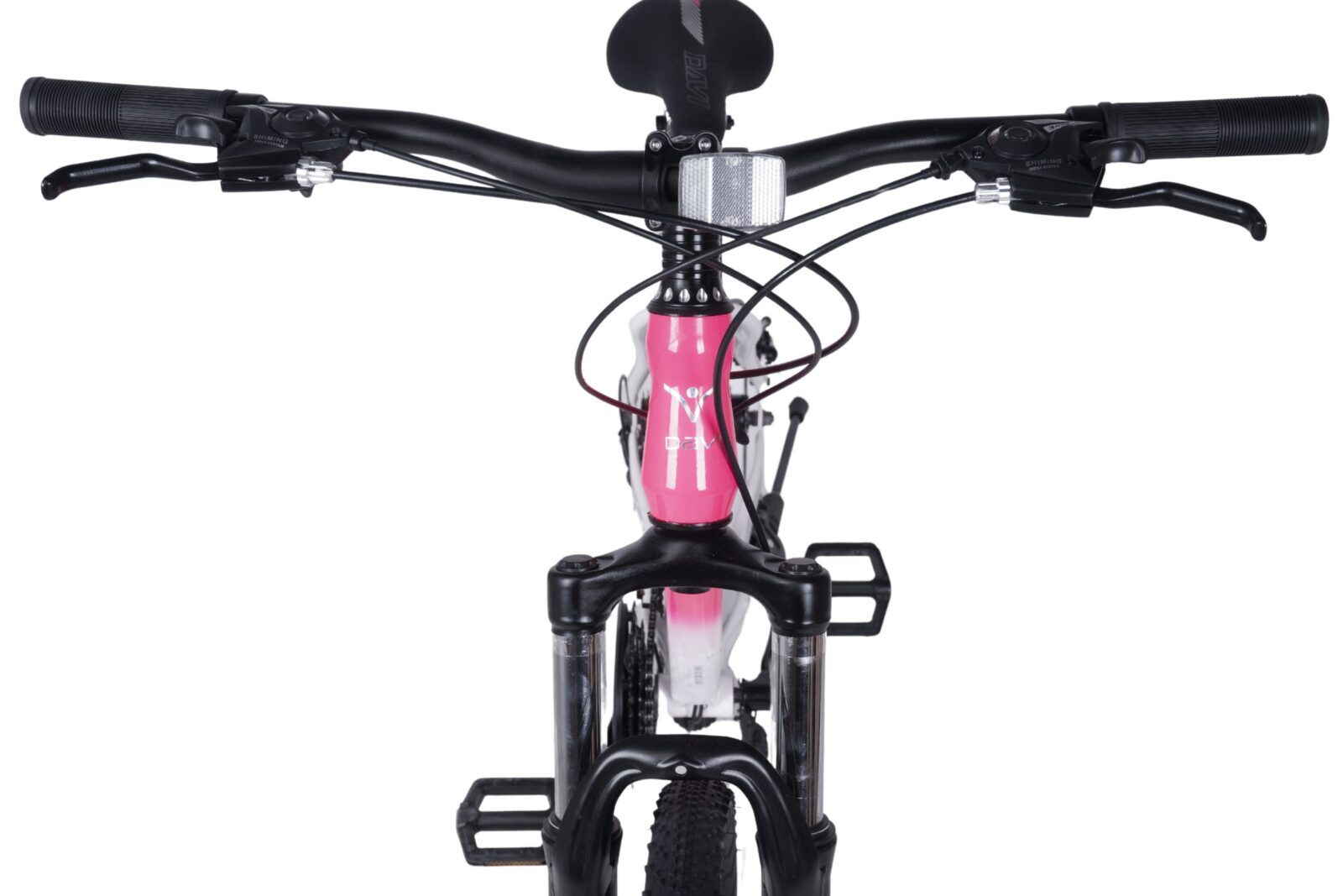 naisten maastopyörä davi bonita 27,5", 160–185 cm, 21 vaihdetta, vaaleanpunainen/valkoinen