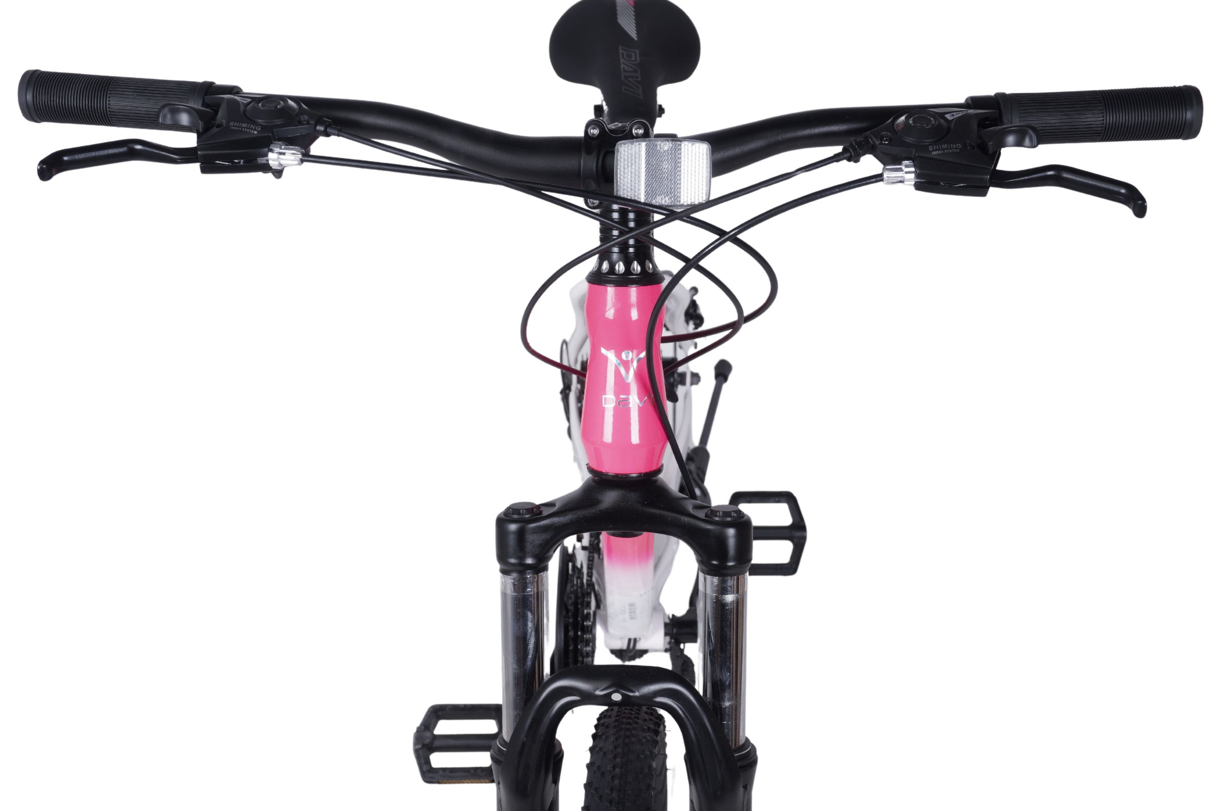 naisten maastopyörä davi bonita 27,5", 160–185 cm, 21 vaihdetta, vaaleanpunainen/valkoinen