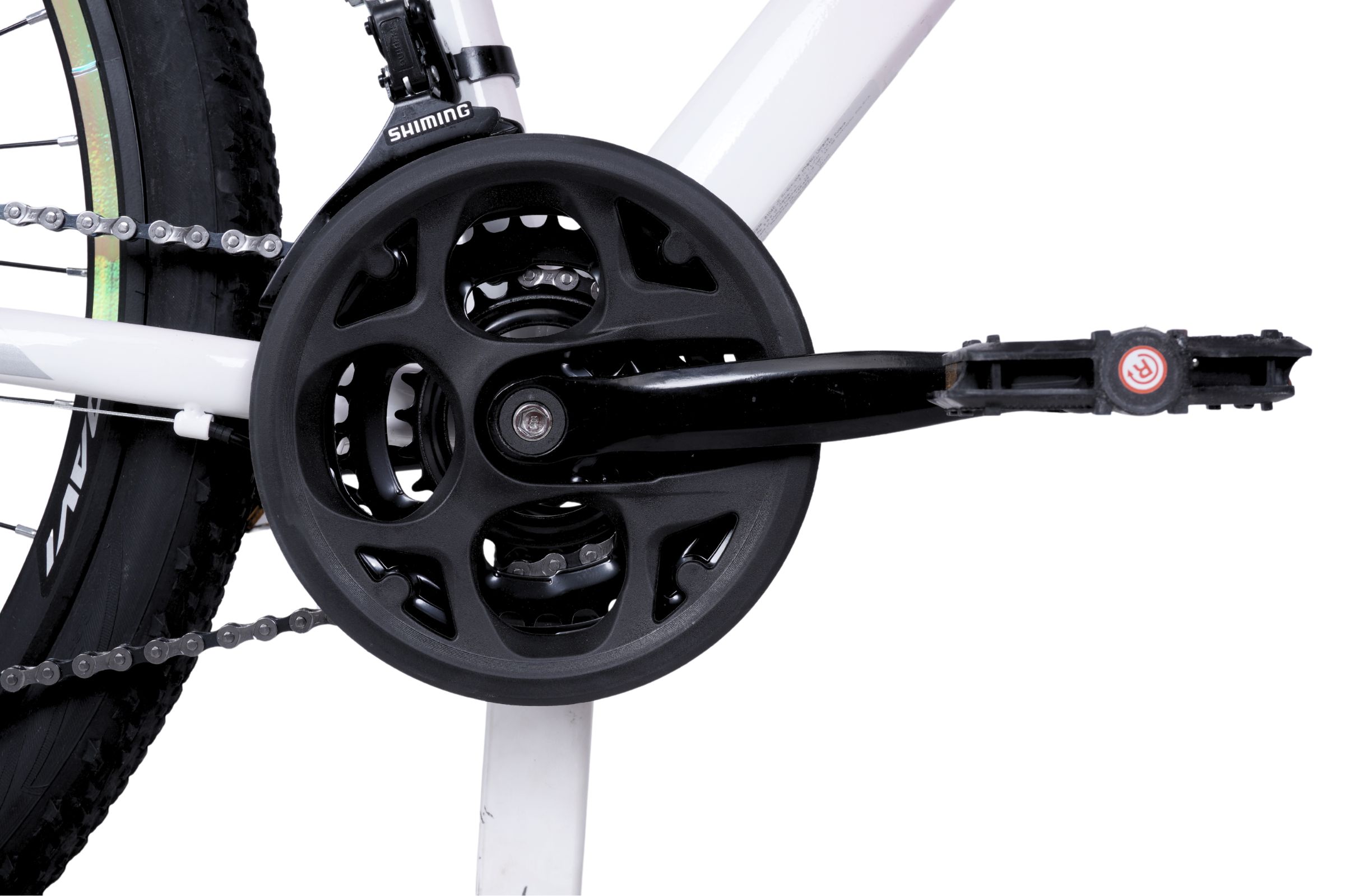 naisten maastopyörä davi bonita 27,5", 160–185 cm, 21 vaihdetta, vaaleanpunainen/valkoinen