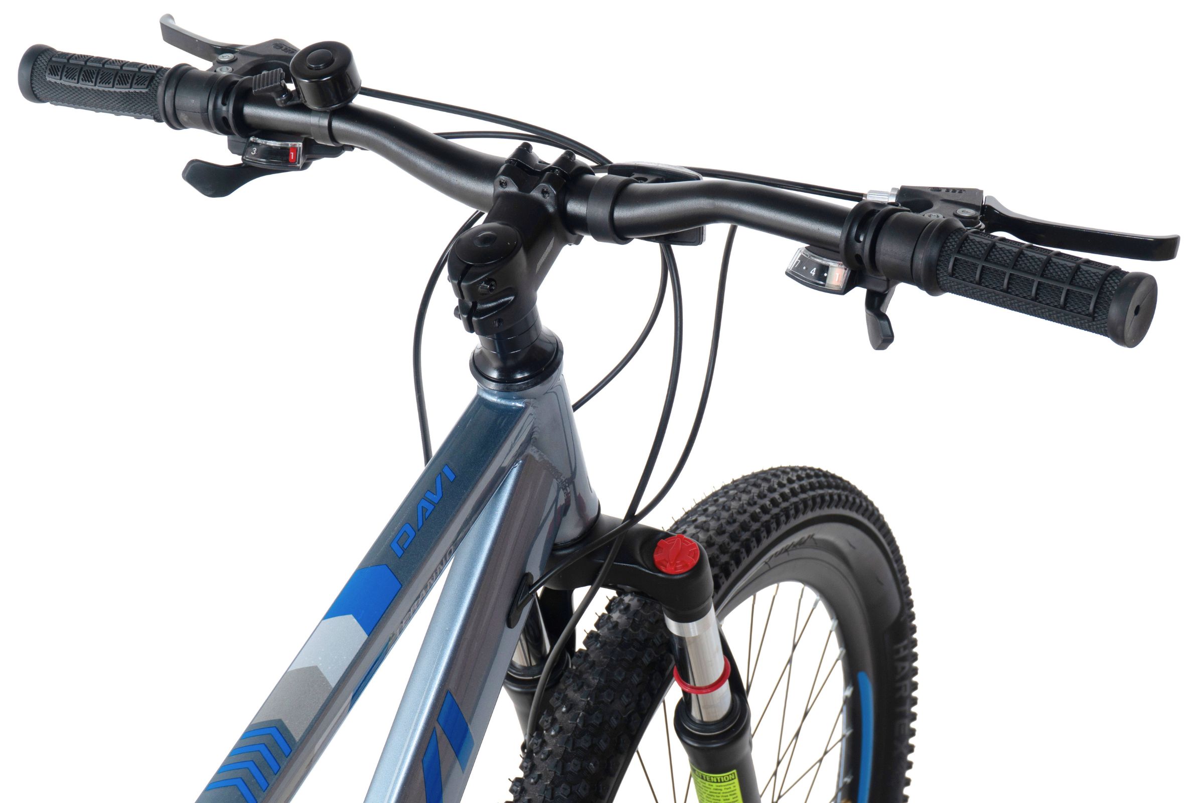 bicicleta mtb davi terrano 26", 145 170 cm, 21 viteze, rosu/negru (copy)