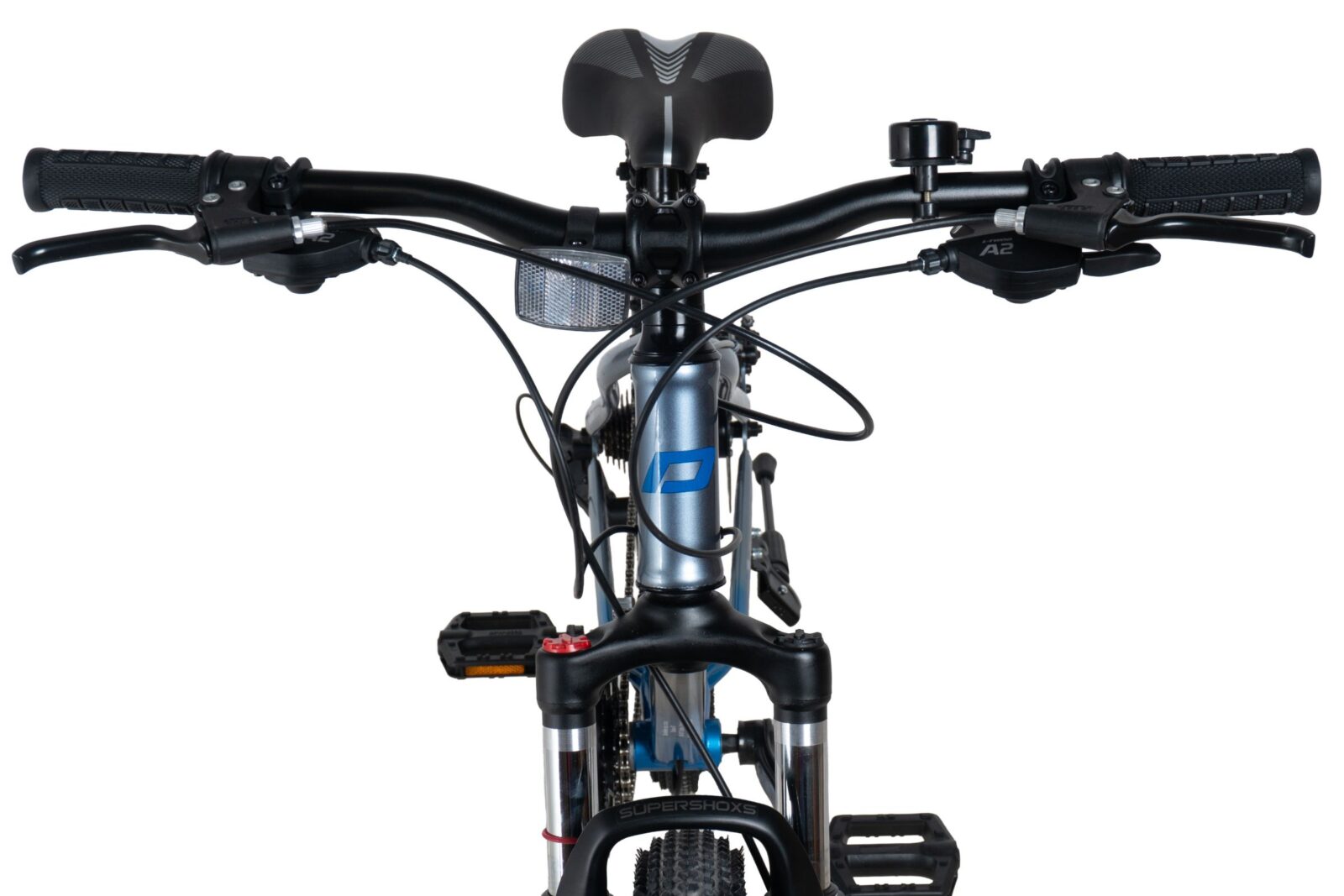 bicicleta mtb davi terrano 26", 145 170 cm, 21 viteze, rosu/negru (copy)