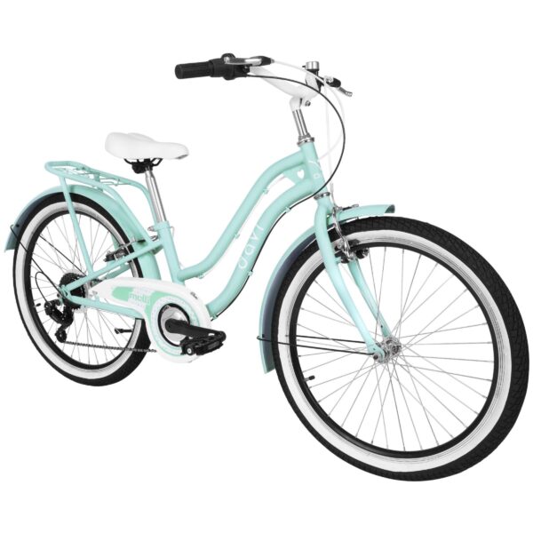 lasten polkupyörä davi molli 24", 130–165 cm, 7 vaihdetta, vihreä