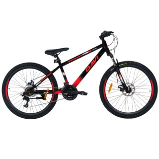 Maastopyörä Davi Terrano 26", 145-170 cm, 21 vaihdetta, Punainen/Musta