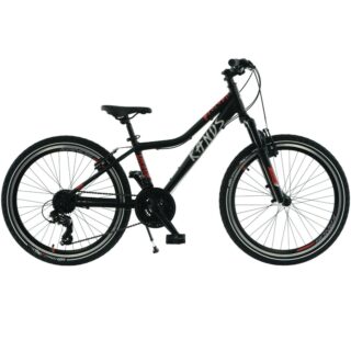 Kands Dragon polkupyörä 24", 130–165 cm, 21 vaihdetta, Musta