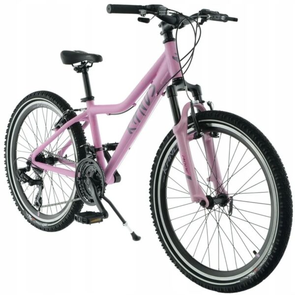 kands dragon 24" polkupyörä, 130–165 cm, vaaleanpunainen