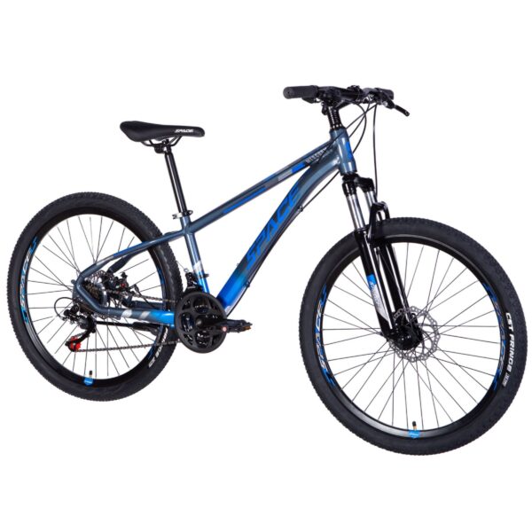 maastopyörä mercury alumiini, 26", 145–170 cm, 21 vaihdetta, sininen/harmaa