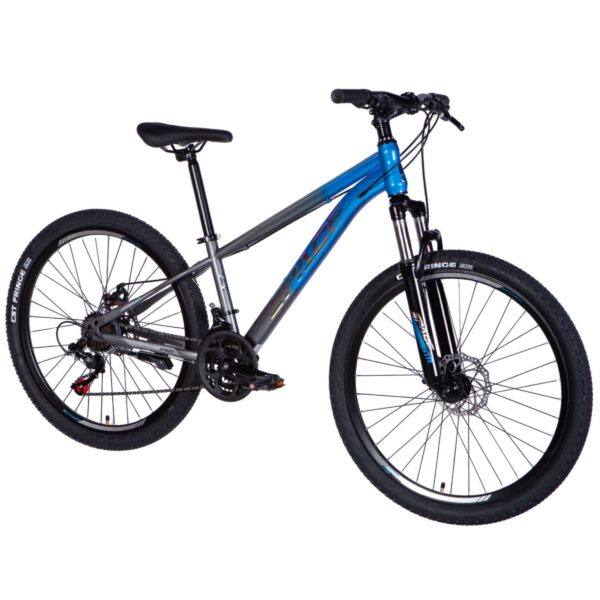 maastopyörä mars 26", 145–170 cm, 21 vaihdetta, sininen